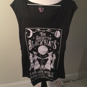NWOT “The Society of Black Hats,” Tank